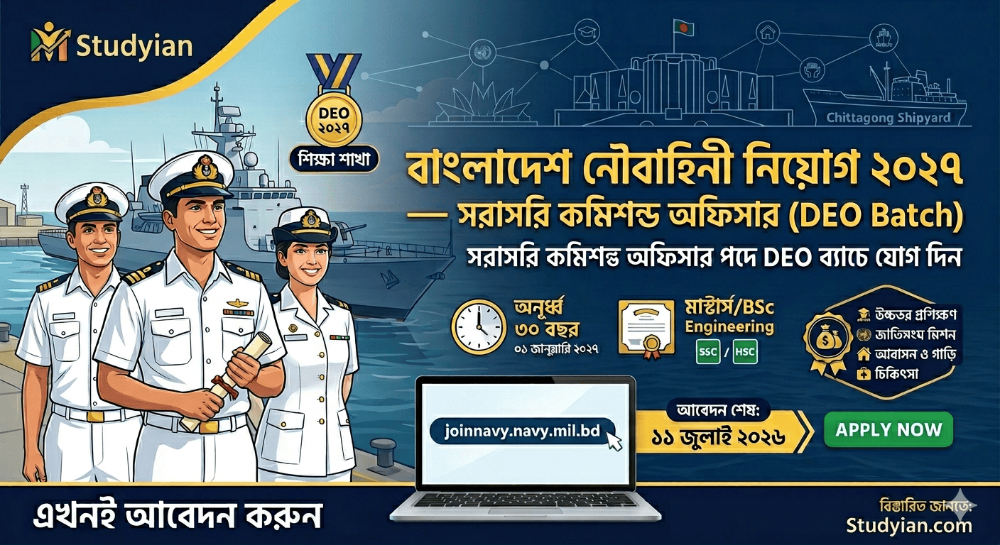 Bangladesh Navy Recruitment 2027